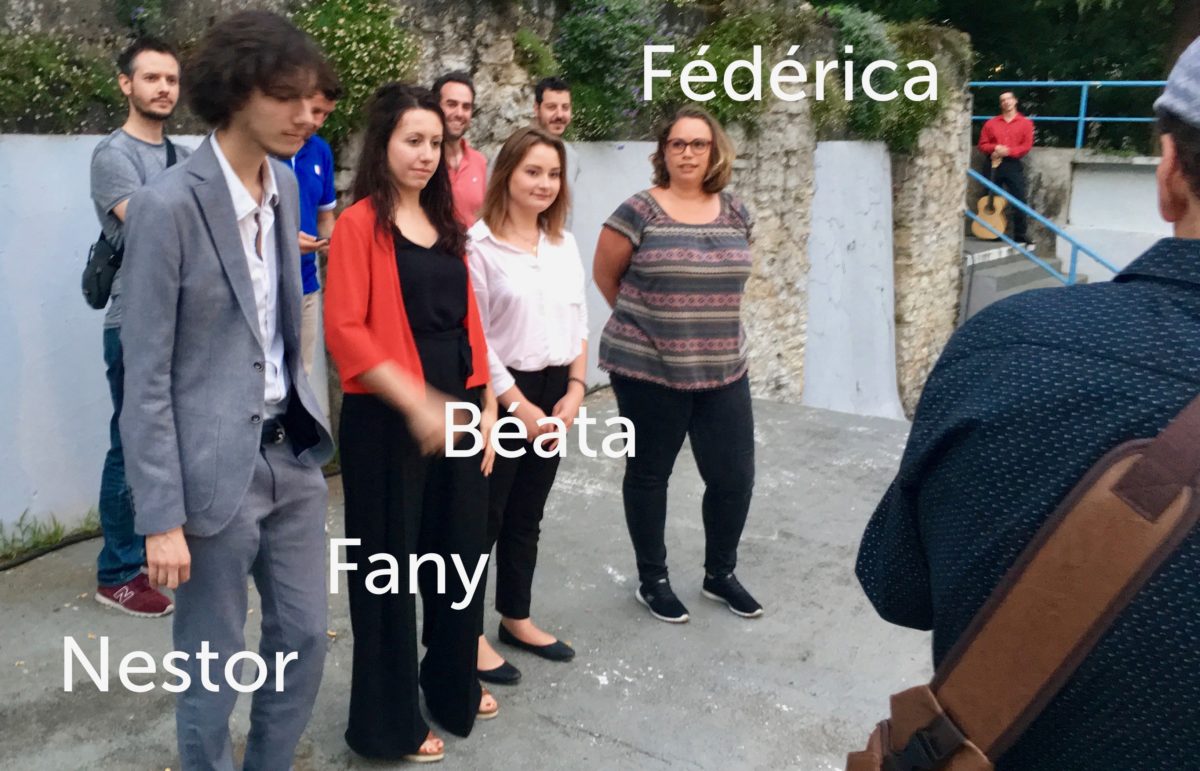 Nestor, Fany, Béata & Fédérica au Festival des Musicales de Lahontan